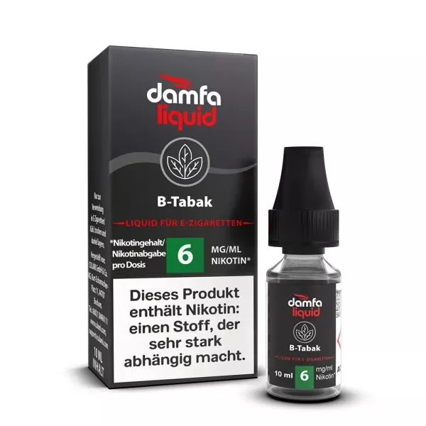 DAMFA B-Tabak 10ml  6mg/ml Nikotin