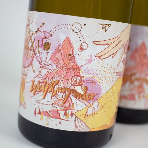 WS Weißburgunder Flasche Wein 0,75 L