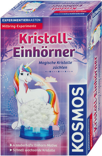 Kristall-Einhörner Mitbring-Experimente