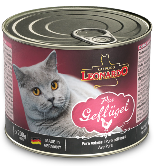LEONARDO® Premium-Dose: Geflügel pur 200 g