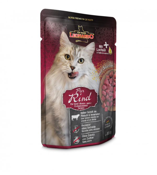 LEONARDO® Pouches 85g Rind pur - Frischebeutel