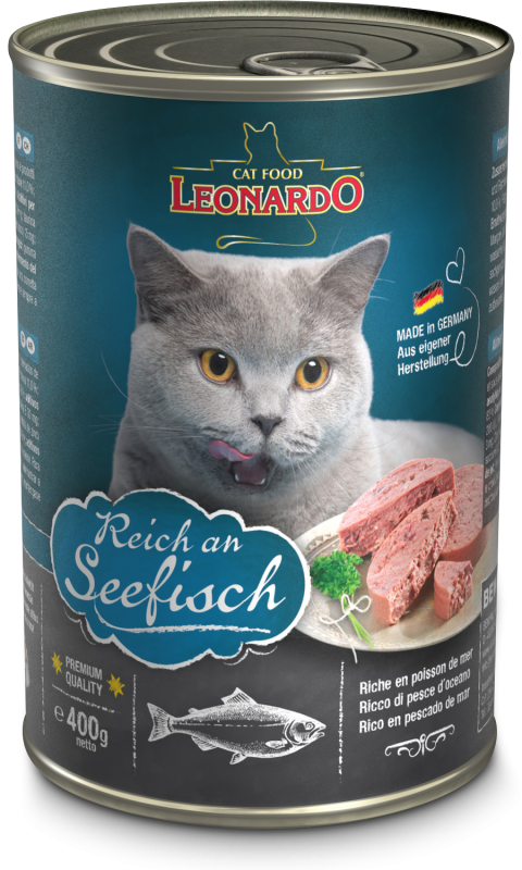 LEONARDO® Premium-Dose: Reich an Seefisch 400 g