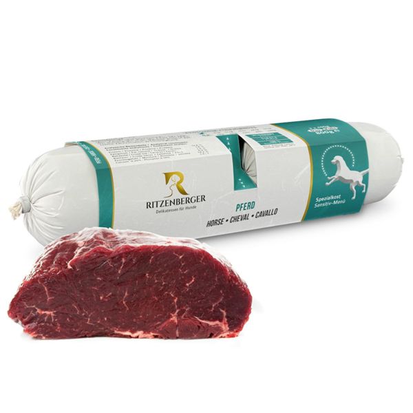 Ritzenberger Spezialkost Sensitiv Pferd mit Kartoffel 2x400g Duo-Rolls - Hundefutter Menü