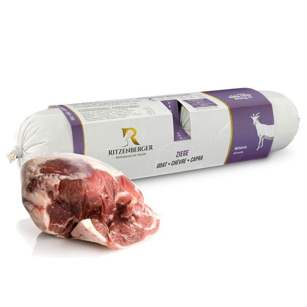 Ritzenberger Wildnis Naturfutter Ziege - Almweide 2x400g Duo-Rolls - Menü