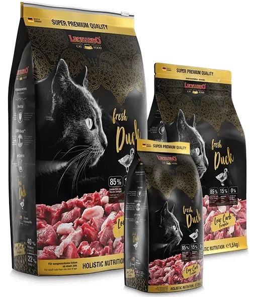 LEONARDO® Trockenfutter - fresh Duck 4kg - Entenfleisch, Getreidefrei