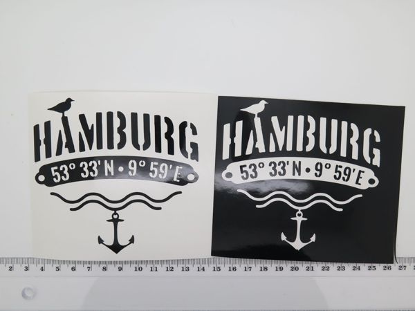 PLOT "HAMBURG"-GPS-Anker