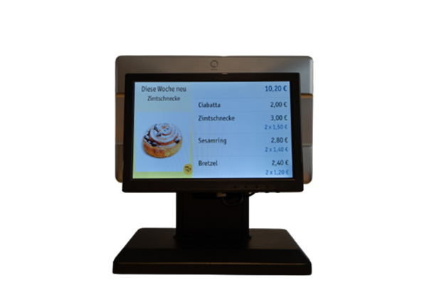 VESA Standfuß + Halterung für Kundendisplay