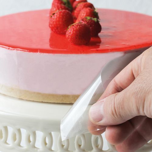 Acetat-Rolle für Desserts, Torten, Schokolade, 20 Meter lang, 12 cm hoch