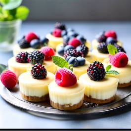 NY Mini Cheesecake Obst